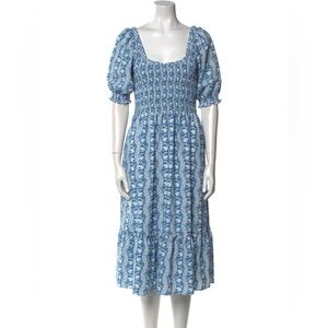 Hill House Home Louisa Trailing Vines Crepe Dress XXL EUC